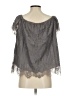 Gold Hawk Gray Short Sleeve Blouse Size S - photo 2
