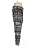 J.Crew 100% Polyester Print Black Casual Pants Size 12 - photo 4
