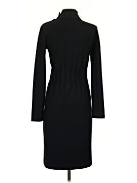 princess polly baby blue dress ASOS DESIGN super soft exposed seam midi sweater dress with cowl neck in  black main image 1