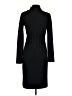 Adrienne Vittadini Solid Black Casual Dress Size S - photo 2