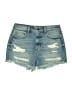 Hidden Jeans 100% Cotton Blue Denim Shorts Size S - photo 1