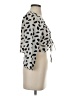 Parrllel Lines 100% Polyester White Ivory 3/4 Sleeve Blouse Size XS - photo 4