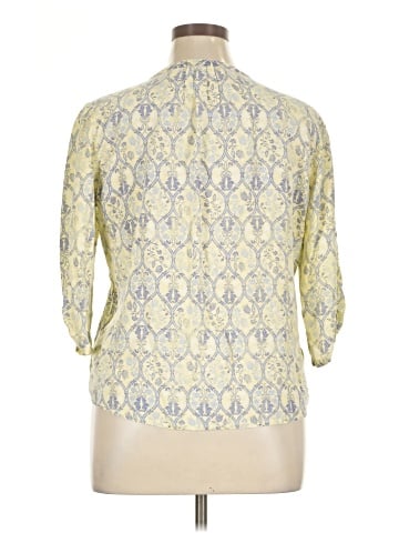 Basic Editions 3/4 Sleeve Blouse (view 2)