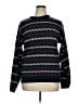 Assorted Brands 100% Acrylic Stripes Black Pullover Sweater Size XL - photo 1