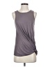 Three Dots Gray Sleeveless Top Size S - photo 1