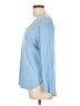 Old Navy Blue 3/4 Sleeve Top Size L - photo 5