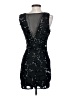 Bebe 100% Polyester Stars Black Cocktail Dress Size XS - photo 2