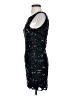 Bebe 100% Polyester Stars Black Cocktail Dress Size XS - photo 5