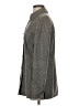 Nordstrom 100% Wool Tweed Gray Wool Coat Size S - photo 5