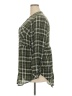 Torrid 100% Rayon Plaid Green 3/4 Sleeve Blouse Size 2X Plus (2) - photo 5