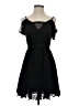 Minuet 100% Polyester Hearts Black Cocktail Dress Size S - photo 1