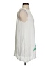 IZOD White Sleeveless Blouse Size S - photo 4