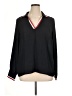 Tommy Hilfiger 100% Polyester Black Long Sleeve Blouse Size XL - photo 1