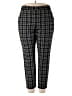 Cato Plaid Black Casual Pants Size 20W - photo 1