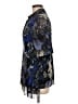 FUZZI Blue 3/4 Sleeve Blouse Size M - photo 5