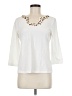 Assorted Brands White 3/4 Sleeve Top Size M - photo 1