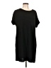 Unbranded Solid Black Casual Dress Size L - photo 1