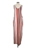 Main Strip Stripes Tan Pink Casual Dress Size S - photo 2