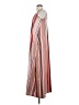 Main Strip Stripes Tan Pink Casual Dress Size S - photo 5