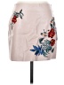 Guess 100% Polyester Floral Tan Casual Skirt Size 2 - photo 1