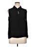 CeCe Black Sleeveless Blouse Size XL - photo 1