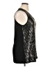 Kische Black Silver Sleeveless Top Size XL - photo 4
