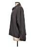 Millibon 100% Rayon Solid Gray Long Sleeve Button-Down Shirt Size L - photo 5
