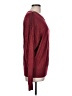 DKNY Solid Burgundy Pullover Sweater Size L - photo 4