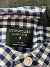 Crewcuts Checkered-gingham Green Long Sleeve Button-Down Shirt Size 10 - photo 3