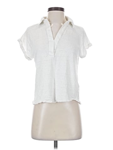 Repeat Cashmere Short Sleeve Blouse (view 1)