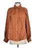 Max Studio Brown Long Sleeve Blouse Size L - photo 1