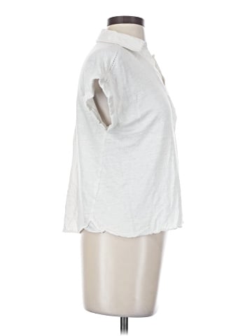 Repeat Cashmere Short Sleeve Blouse (view 2)
