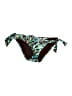 Unbranded Print Teal Brown Swimsuit Bottoms Size M (estimated) - photo 1