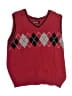 Unbranded 100% Cotton Argyle Red Sweater Vest Size 4T - photo 1