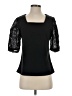 Dalin Black 3/4 Sleeve Top Size S - photo 1