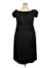 J.Crew 100% Acetate Solid Black Cocktail Dress Size 18 - photo 2