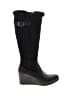 Ugg 100% Leather Black Boots Size 6 1/2 - photo 1