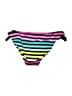 Aero Stripes Black Swimsuit Bottoms Size M - photo 2