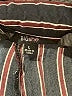 Blāshe 100% Polyester Stripes Black Casual Pants Size L - photo 7