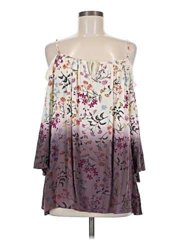 Mystree 3/4 Sleeve Blouse (view 1)