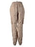 Blanc Noir 100% Polyester Tan Cargo Pants Size S - photo 2