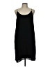 Alya 100% Polyester Solid Black Casual Dress Size L - photo 1