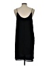 Alya 100% Polyester Solid Black Casual Dress Size L - photo 2