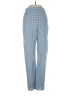 Lulus Houndstooth Blue Casual Pants Size XS - photo 1