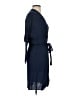 Warehouse 100% Viscose Blue Casual Dress Size 2 - photo 4