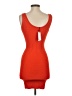 ARC Solid Red Orange Cocktail Dress Size S - photo 2