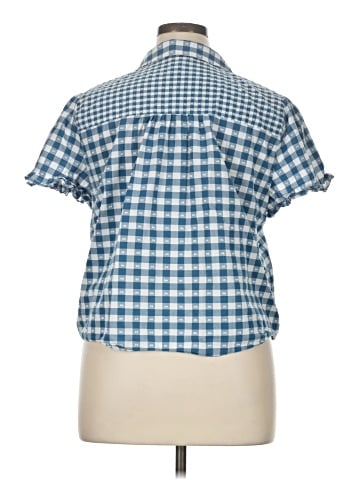 LC Lauren Conrad Short Sleeve Button-Down Shirt (view 2)