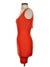 ARC Solid Red Orange Cocktail Dress Size S - photo 5