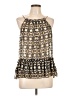 Ro & De 100% Polyester Brown Sleeveless Blouse Size L - photo 1