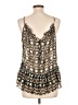 Ro & De 100% Polyester Brown Sleeveless Blouse Size L - photo 2